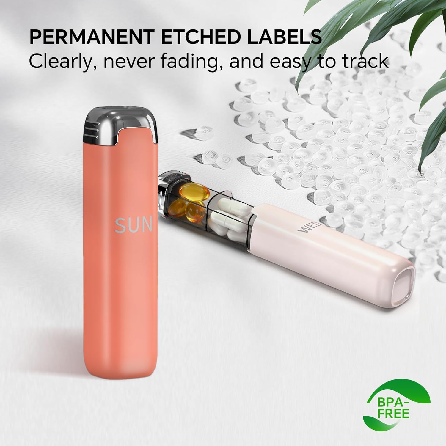 Pill Organizer 3X a Day for Women – Weekly Pill Organizer,Detachable Pill Box 7 Day,Travel Daily Pill Case Organizer,Vitamin Organizer& Supplement Organizer for Daily Meds & Supplements,Cute Pink - Image 8