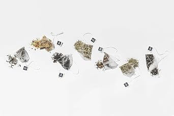 Arbata Lemon Mint Tea, 24 Pyramid Tea Bags, Artisanal Lightly Caffeinated Green Tea, Spearmint & Lemon Herbal Green Tea Gift Set (Lemon Mint)