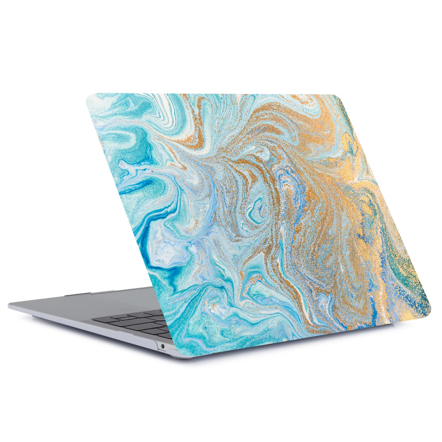Funda Compatible con MacBook Pro 13 Pulgadas 2020 2019 2018 2017 2016 Modelo A2338 A2289 A2251 A2159 A1989 A1708 A1706, Dura Carcasa de Plástico Estuche Protector, Agua, Ondulación