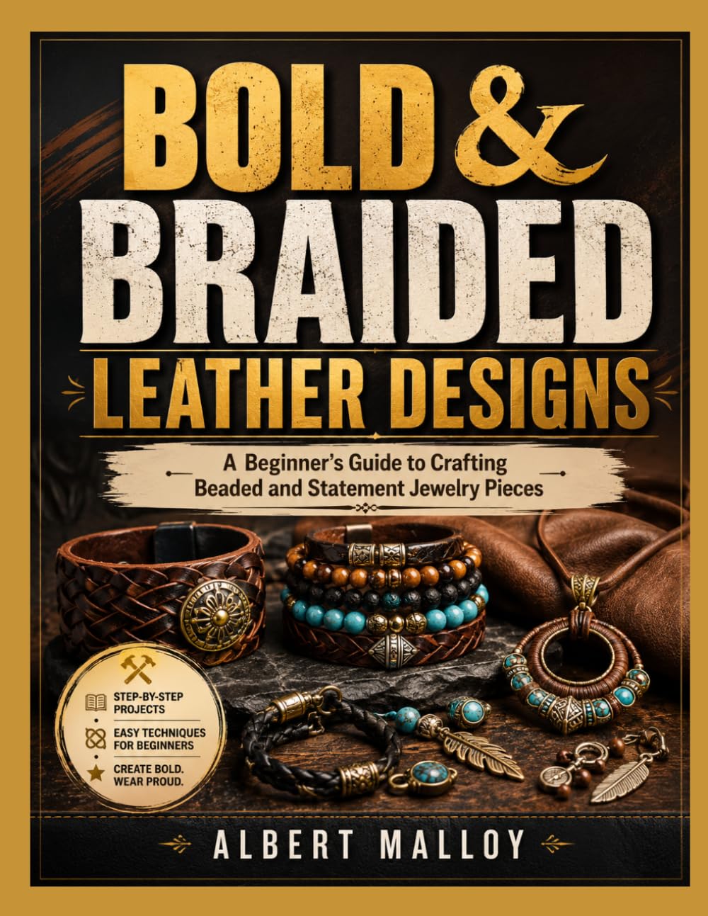 BOLD & BRAIDED LEATHER DESIGNS: A Beginner’s Guide to Crafting Beaded and Statement Jewelry Pieces