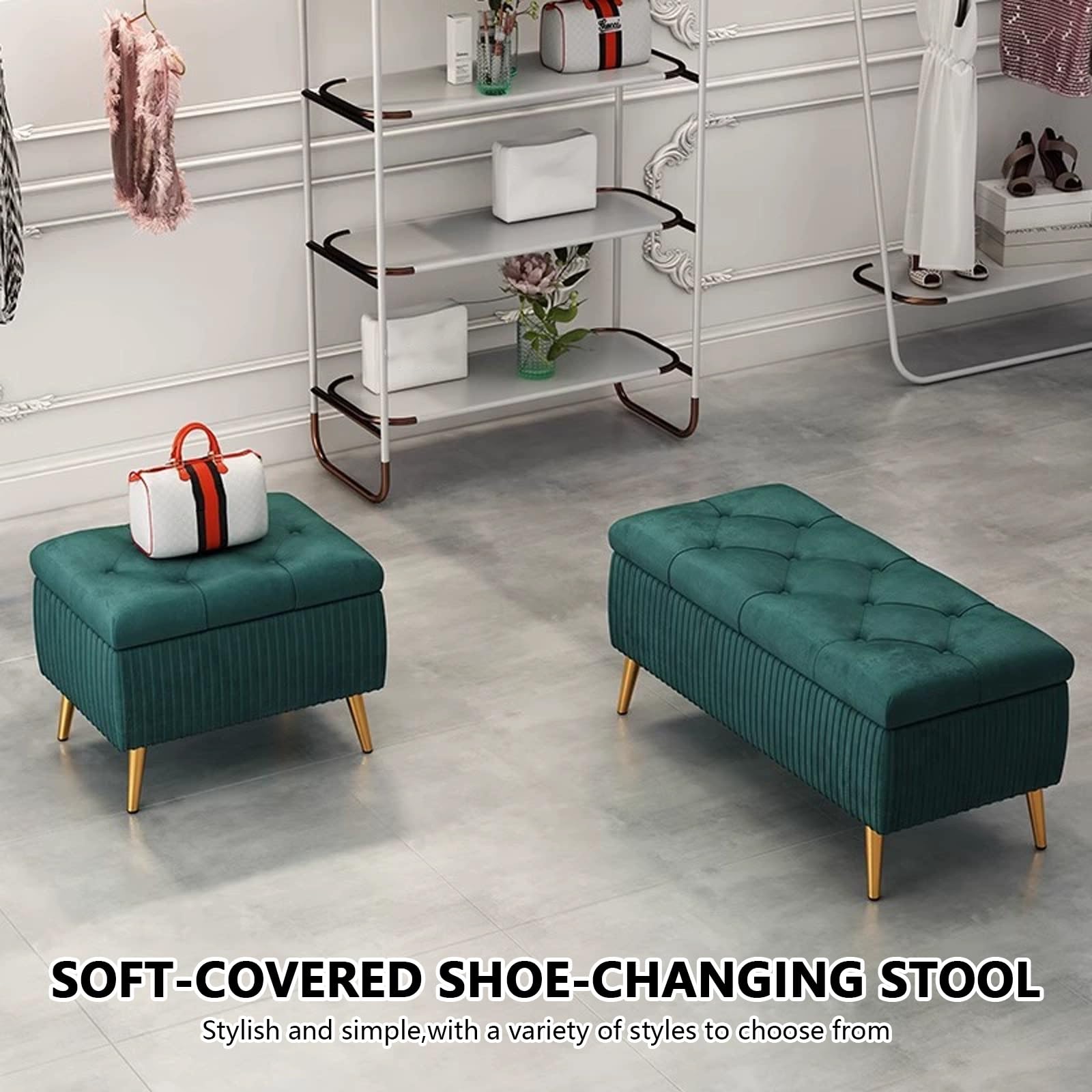 Moderno salvaspazio pouf, Panca contenitore con seduta, panca camera da letto Imbottito, panca contenitore ingresso con scarpiera, panca fondo letto matrimoniale, cassapanca contenitore da interno.