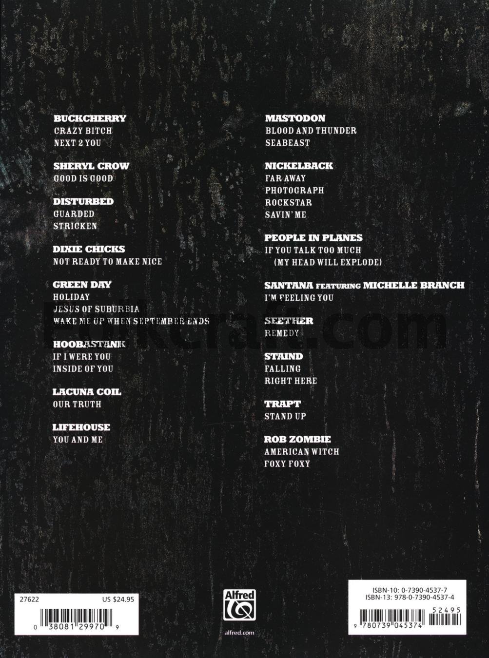 Rock Charts Guitar 2007