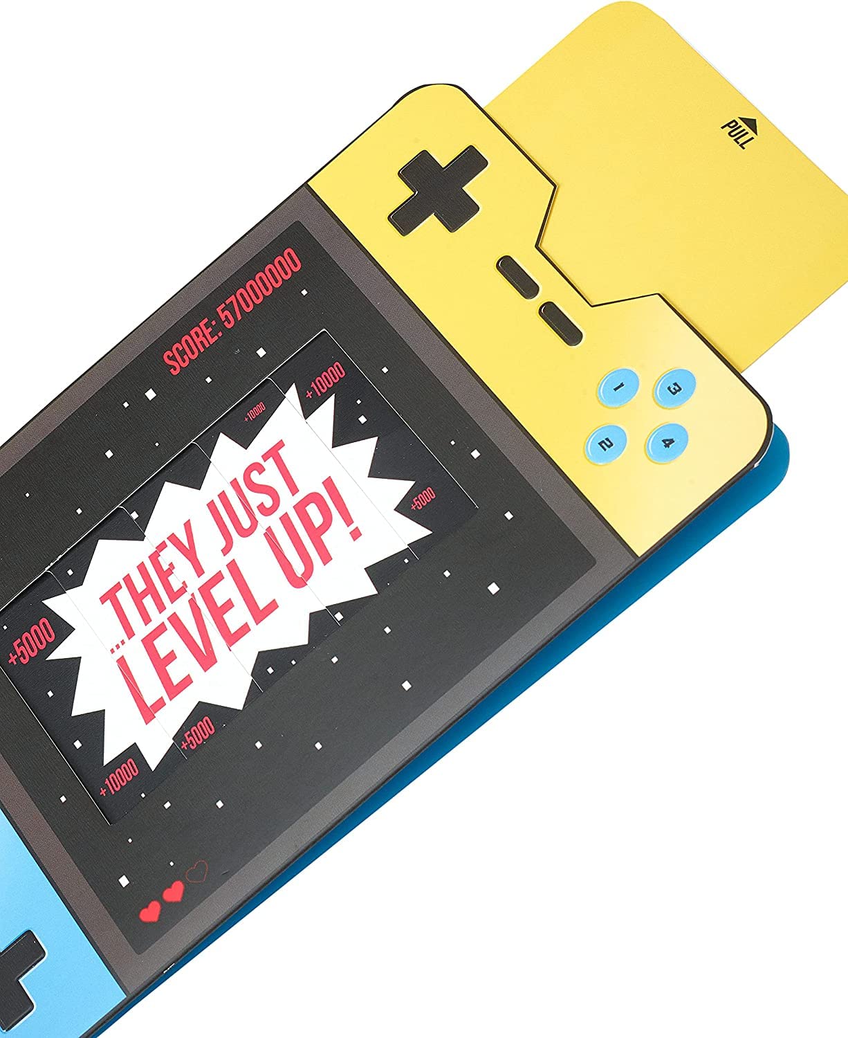UK Greetings Geburtstagskarte Spielkonsole – Interaktive Karte Für Gamer, Mit Beweglichem Bildschirm | 133x210 Mm