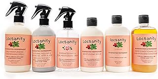 Locsanity Rosewater Peppermint Loccare Bundle Dreadlock, Sisterlocks, Microlocks, Locs Fine Mist
