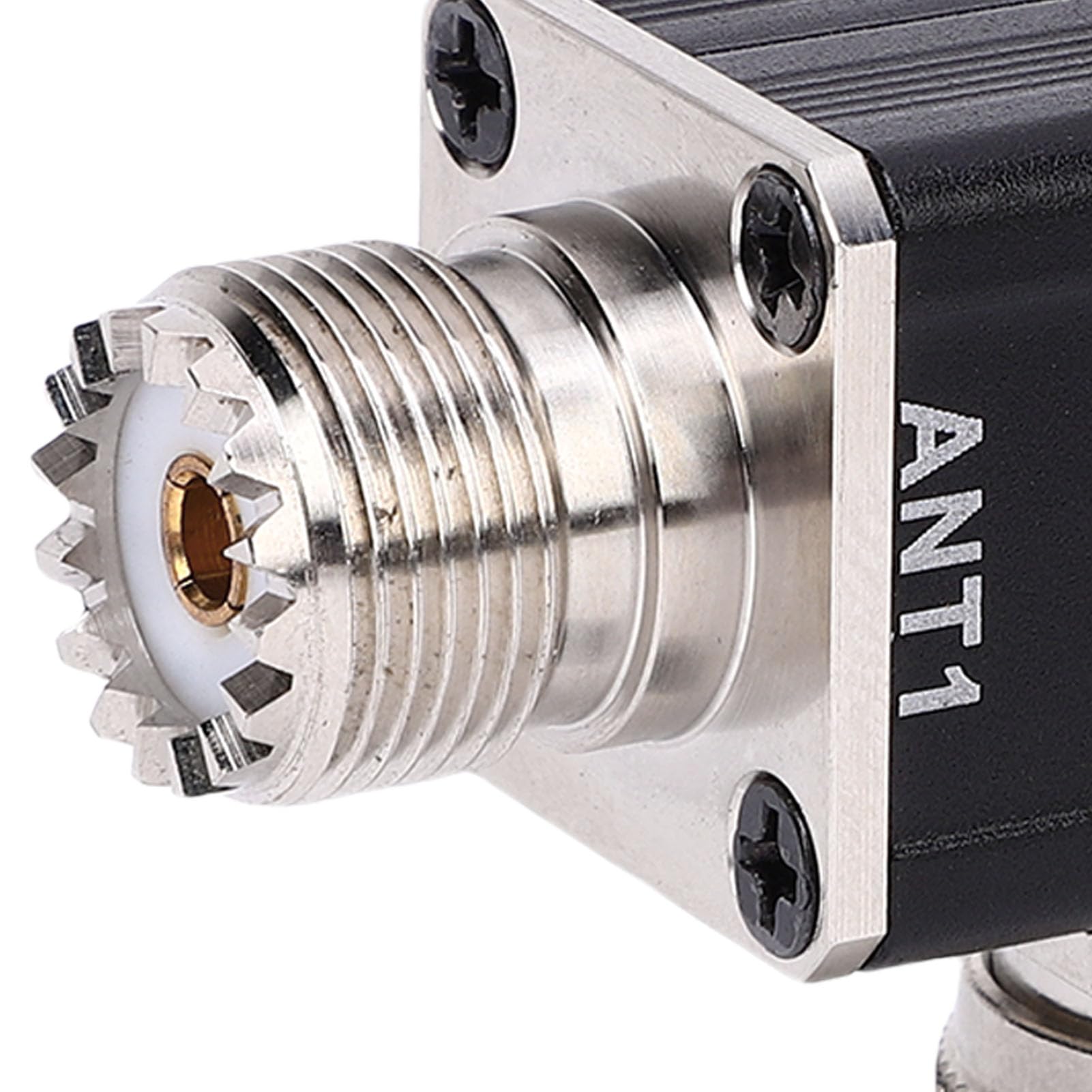 Ausla Commutatore per Antenna Coassiale, Commutatore Coassiale CB HAM a 2 Vie 100 W con Protezione di Interruzione e Messa a Terra per YouKits