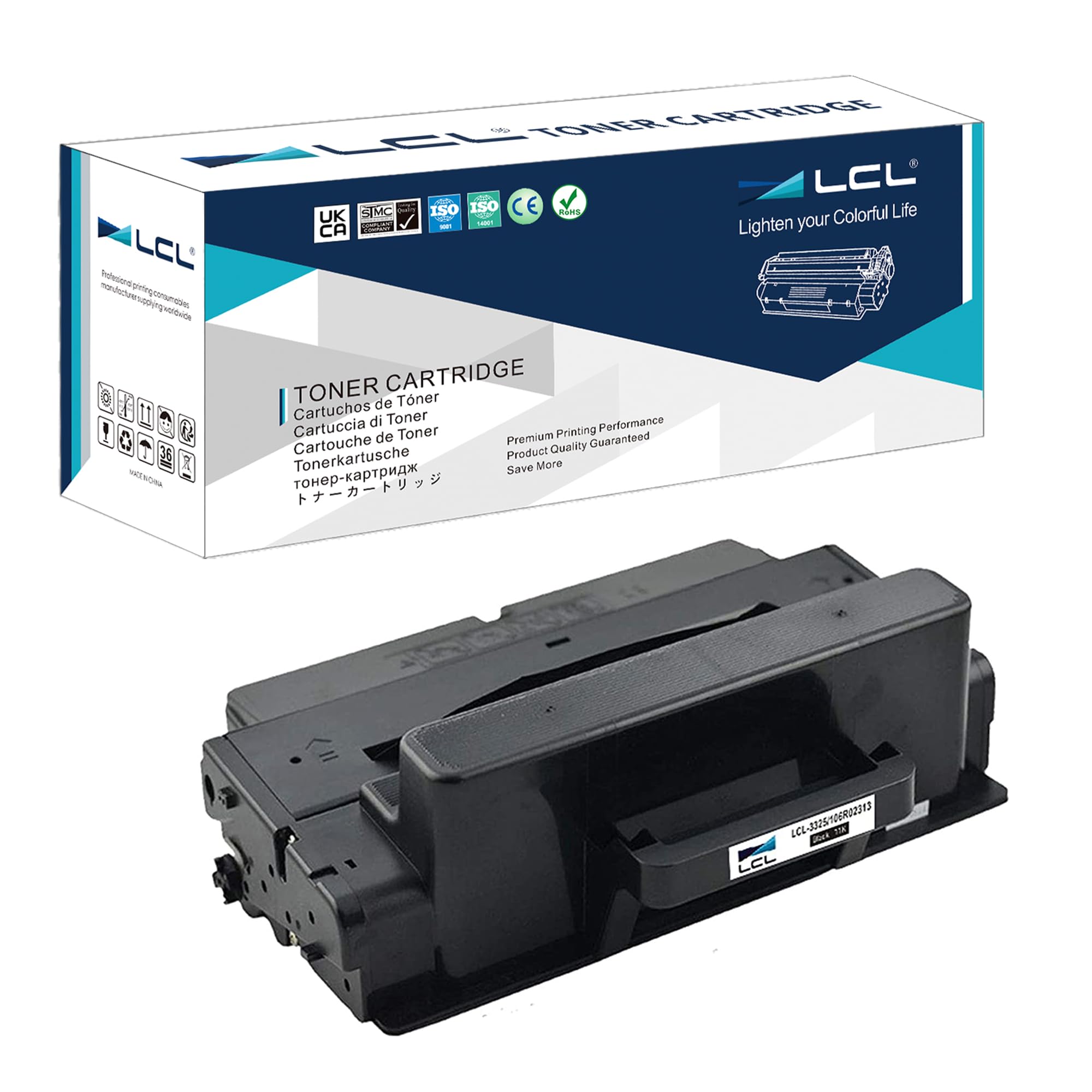 Toner compatible 106R02313 Xerox 3325 haute capacité 11000 pages impression nette LCL - 7