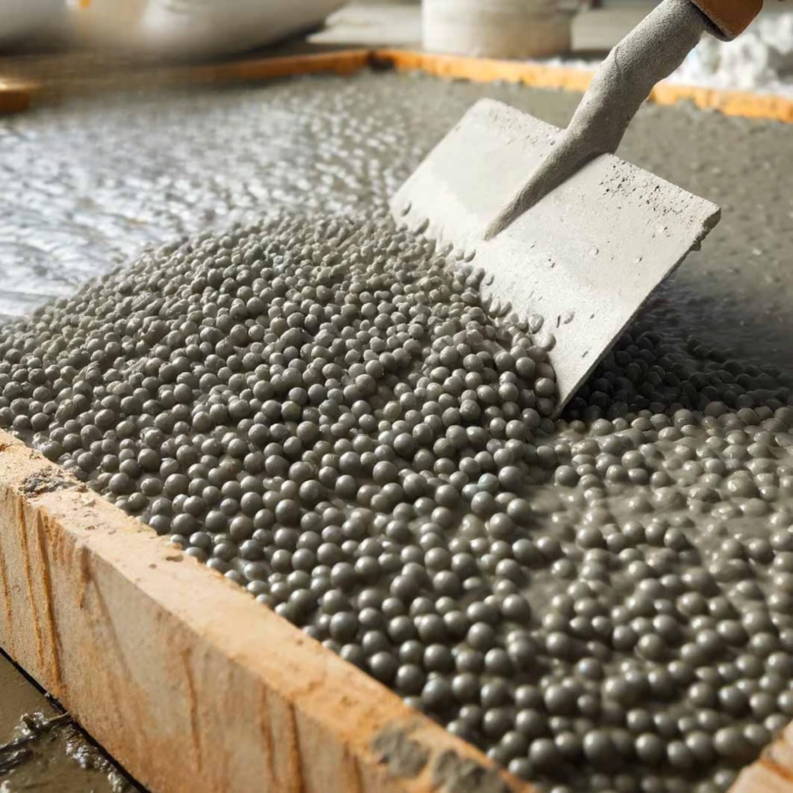 Perle di Polistirolo EPS 1000 Litri, Granuli Polistirene Espanso per Massetti Alleggeriti, Riempimento Pouf, Poltrone a Sacco e Cuscini, Palline per Imbottitura, Isolamento 2-8 mm