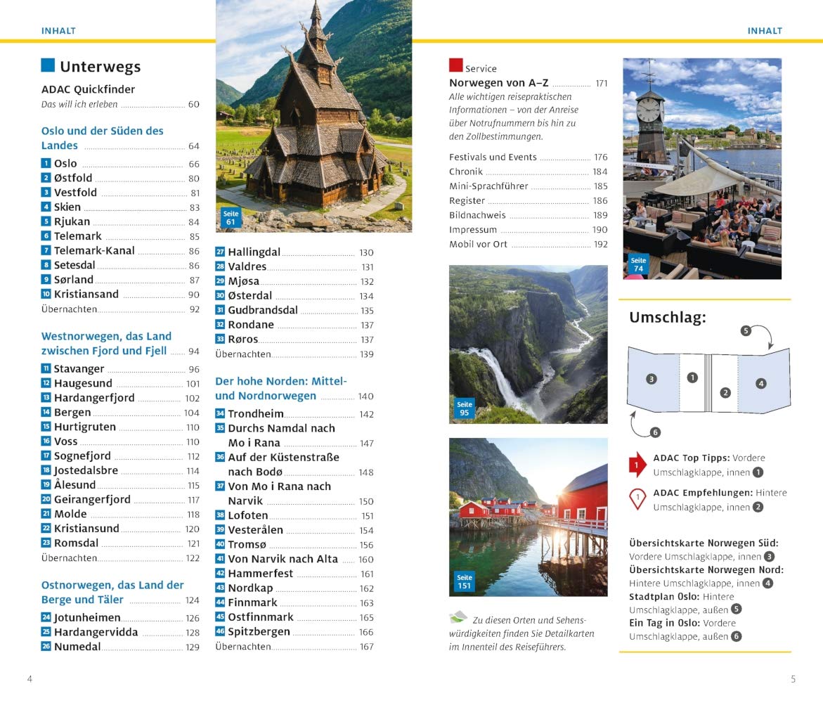 ADAC Reiseführer plus Norwegen: Mit Maxi-Faltkarte und praktischer Spiralbindung
