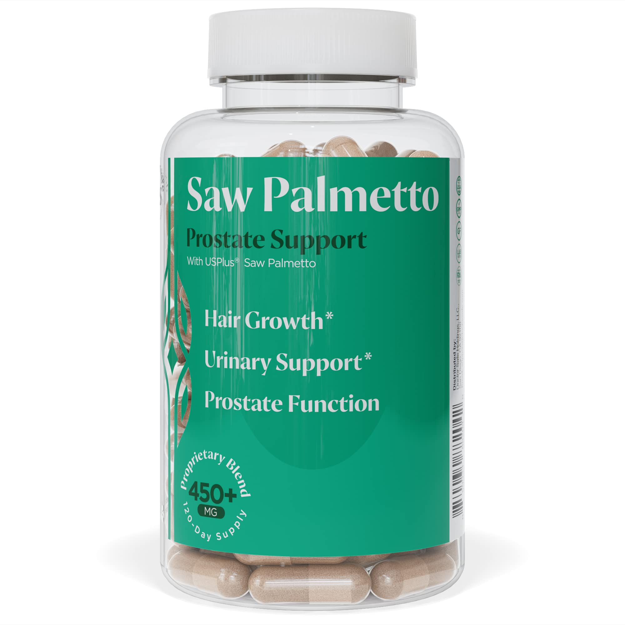 Buy Saw Palmetto Prostate Supplements for Men to Support Hair Growth