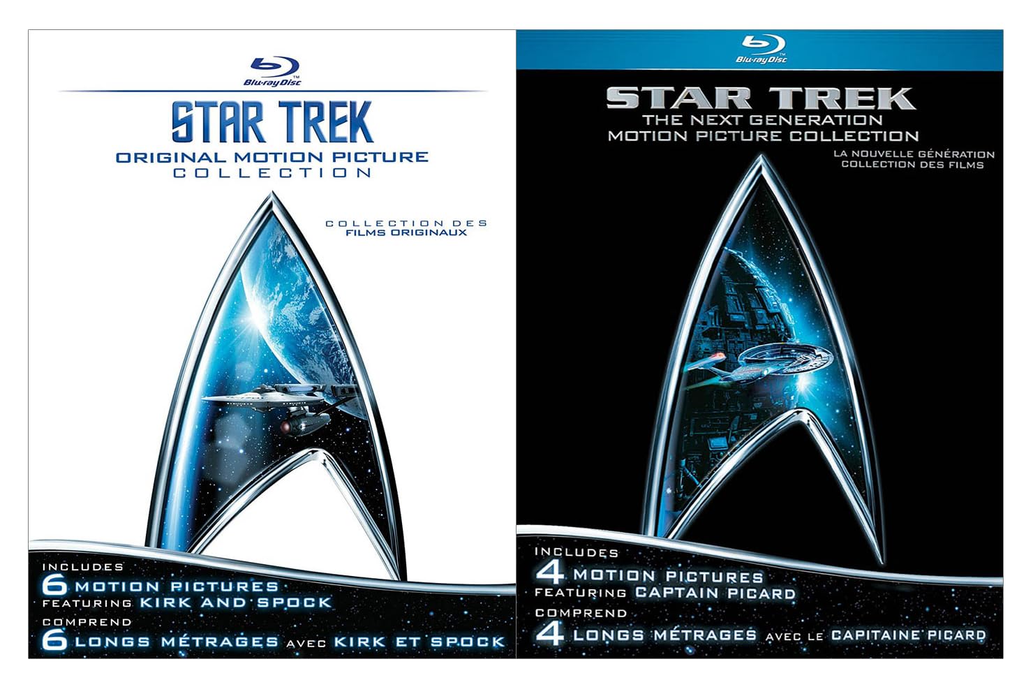 Star Trek 10-Movie Blu-ray Anthology: Motion Picture / Wrath of Khan / Search For Spock / Voyage Home / Final Frontier /Undiscovered Country / Generations / First Contact / Insurrection / Nemesis