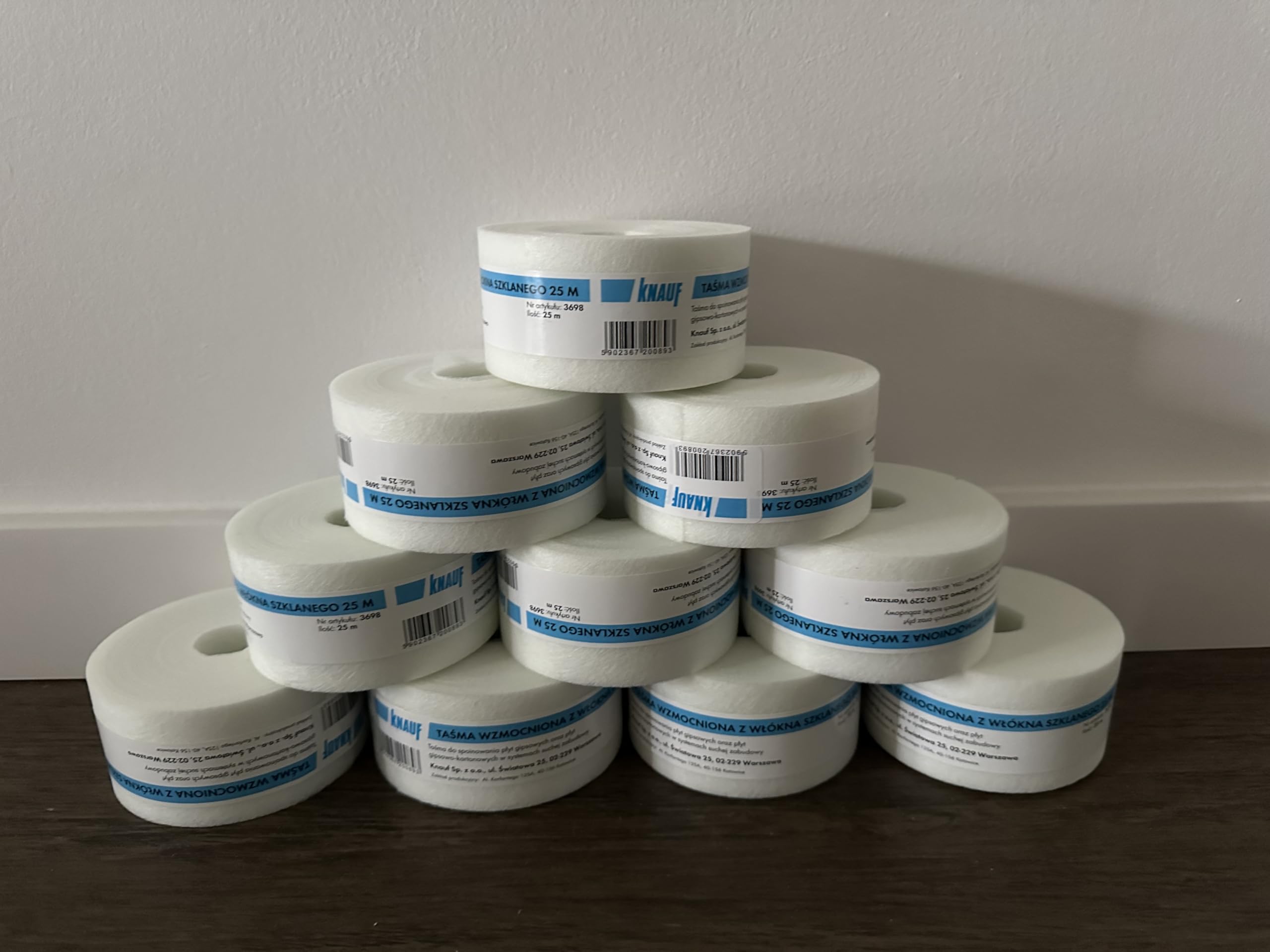 KNAUF Joint Cover Strip Fibreglass 25 m x 50 mm