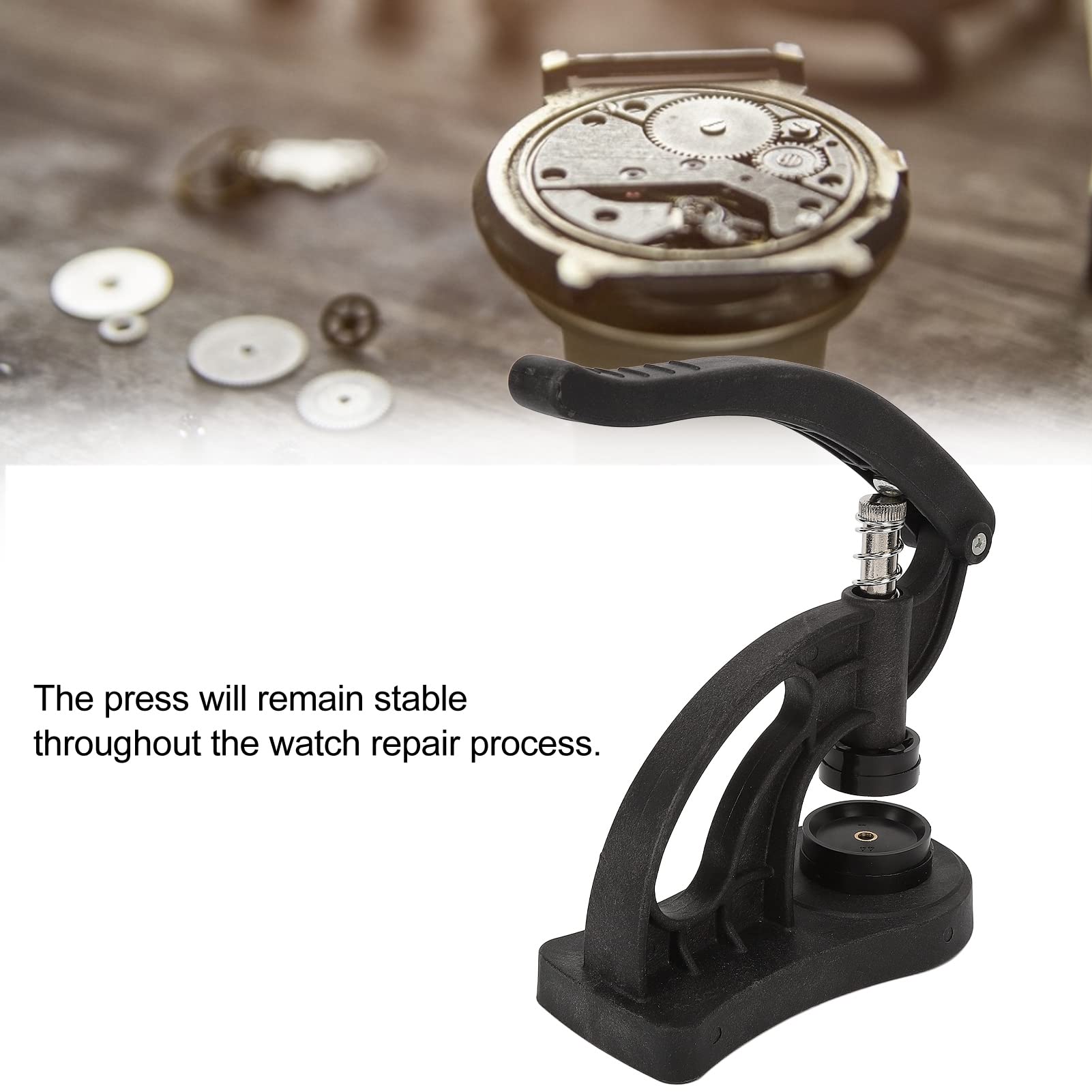 Watch Press Tool Set,Watch Press Set Back Case Closer with 12Pcs Mould Watch Case Closer Watch Repair Kit Watch Press Kit for Various Kinds of Watch