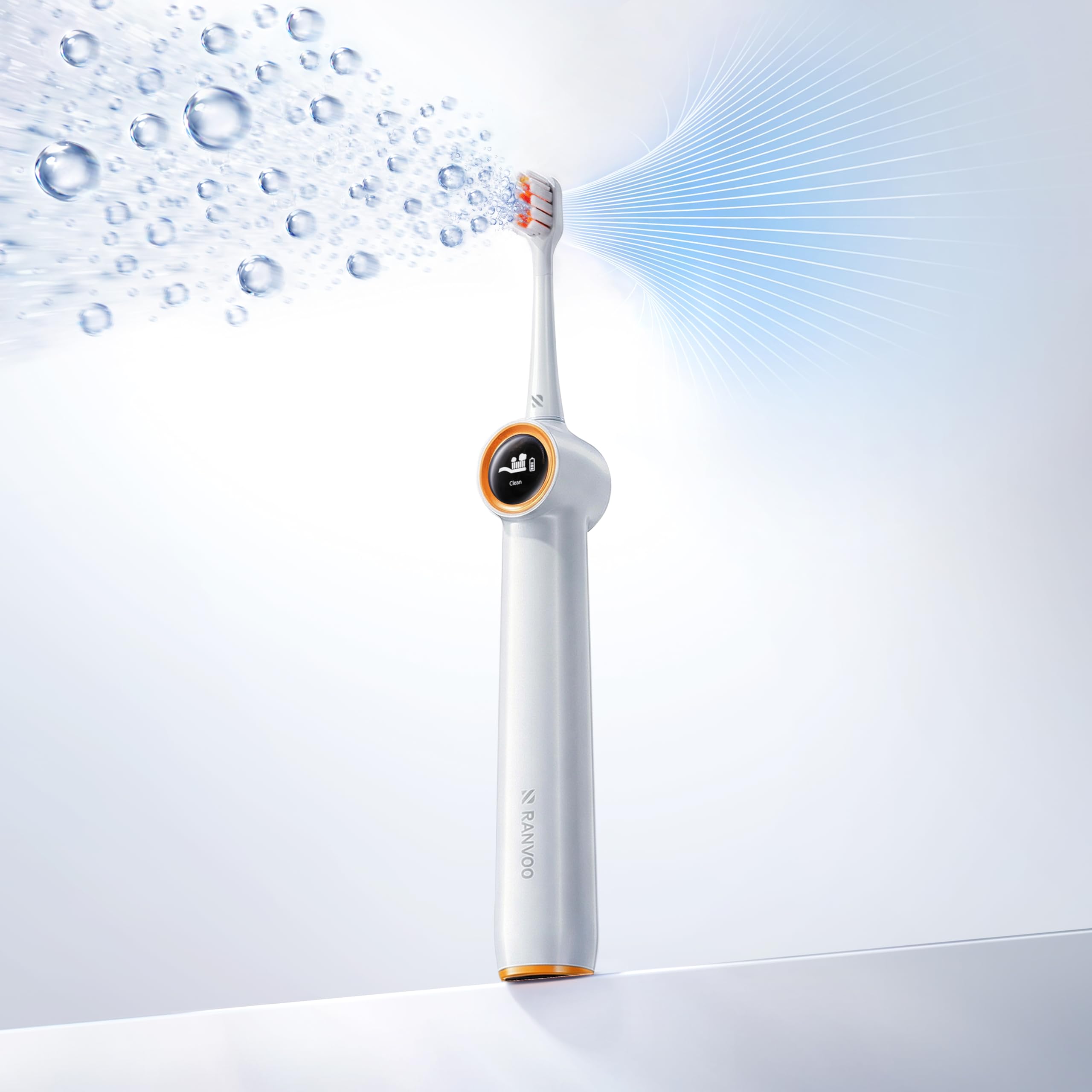 Photo 1 of ***FACTORY SEALED***
RANVOO AirJet X3 MAX Electric Toothbrush, Specialized Gum Care, White