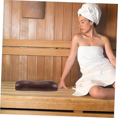 Miniatura 2 de Almohada lumbar soporte de espalda de madera para baño con pilas de vapor suministro de sauna suministros