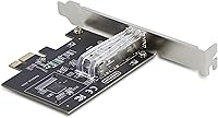 Vista 2 de StarTech.com Tarjeta de red SFP GbE de 1 puerto, PCIe 2.1 x1, Intel I210-IS, controlador de 1 GbE, cobre 1000BASE/fibra óptica, NIC Gigabit Ethernet