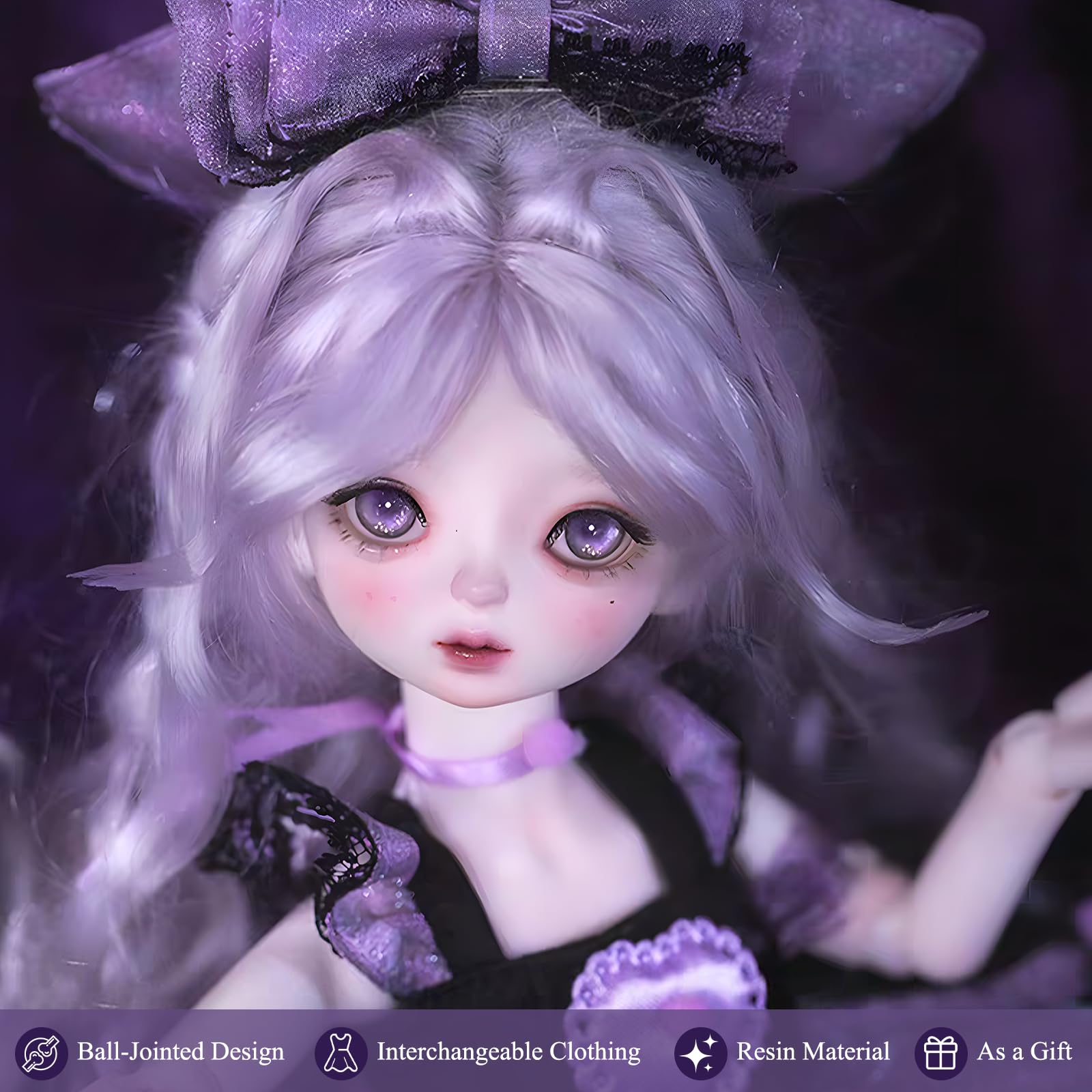 1/6 BJD Doll, 27cm/10.7in, Harz, mit Beweglichen Gelenken