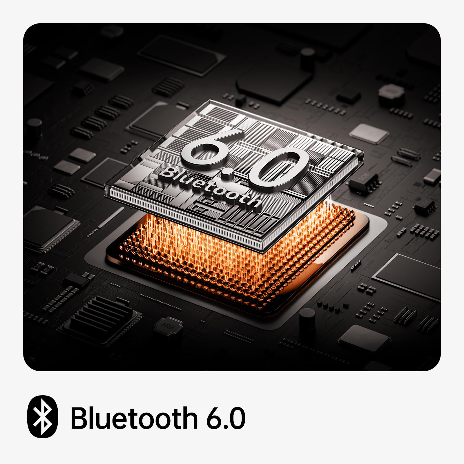 Link 20 Cuffe Bluetooth Aperto Ear con Microfono Boom Rimovibile 5 Mik Cancellazione del Rumore durante le Chiamate, Batteria 52 Ore Impemeabile lPX7, Cufne Senza Fili per Lavoro, Call