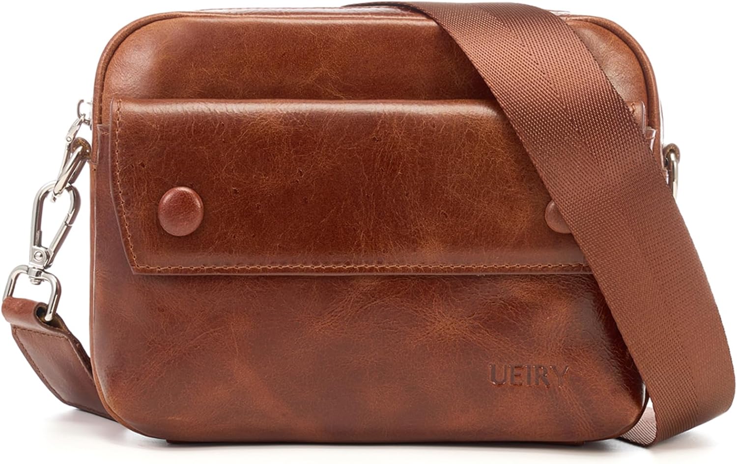 Genuine Leather Crossbody Purses for Women, Small Crossbody Bags Purse, Soft Leather Handbags with Adjustable Strap