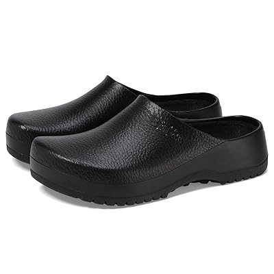 Birkenstock Super Birki by Birkenstock (Unisex) Clog Shoes Black