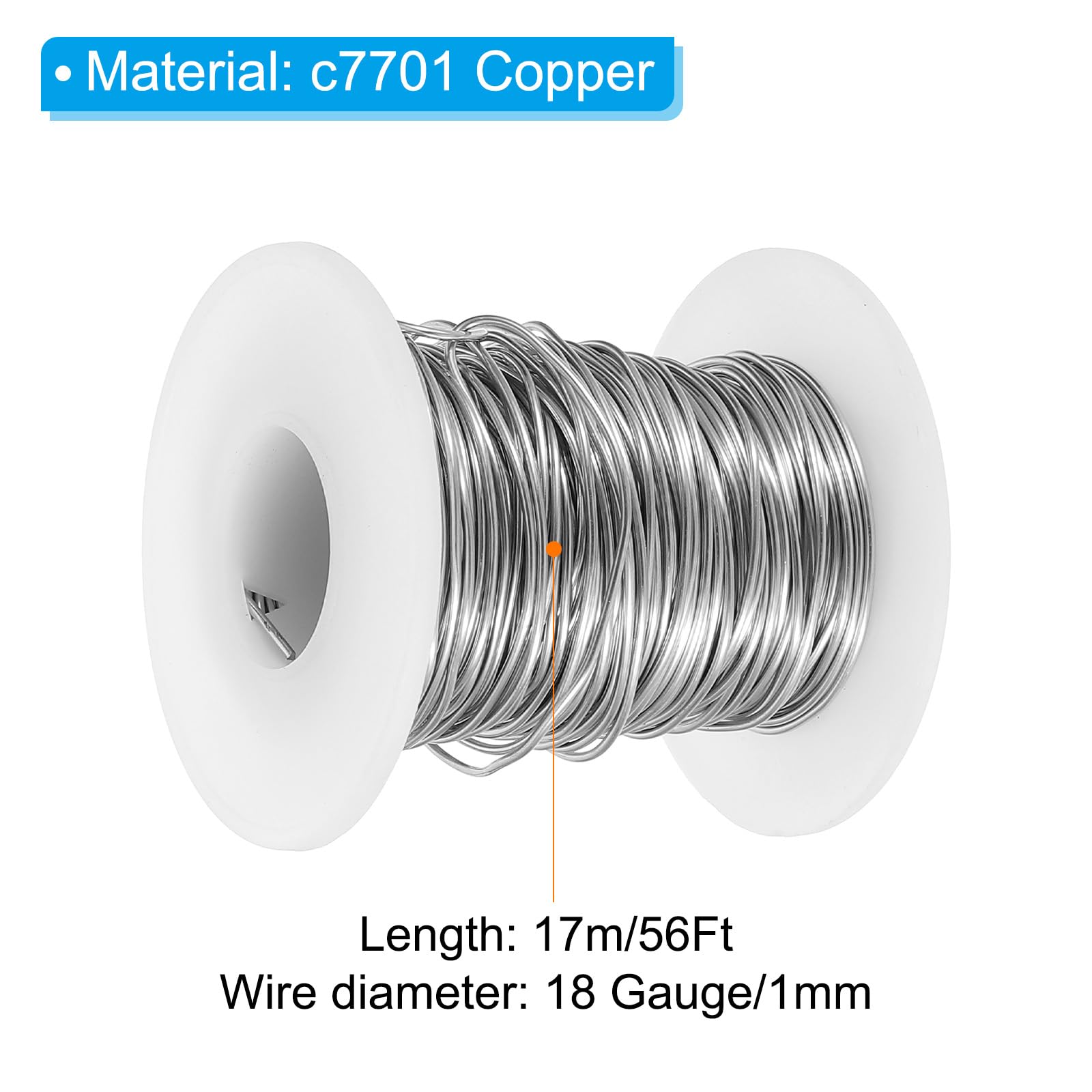 PATIKIL 18 Gauge Jewelry Copper Wire - Image 2