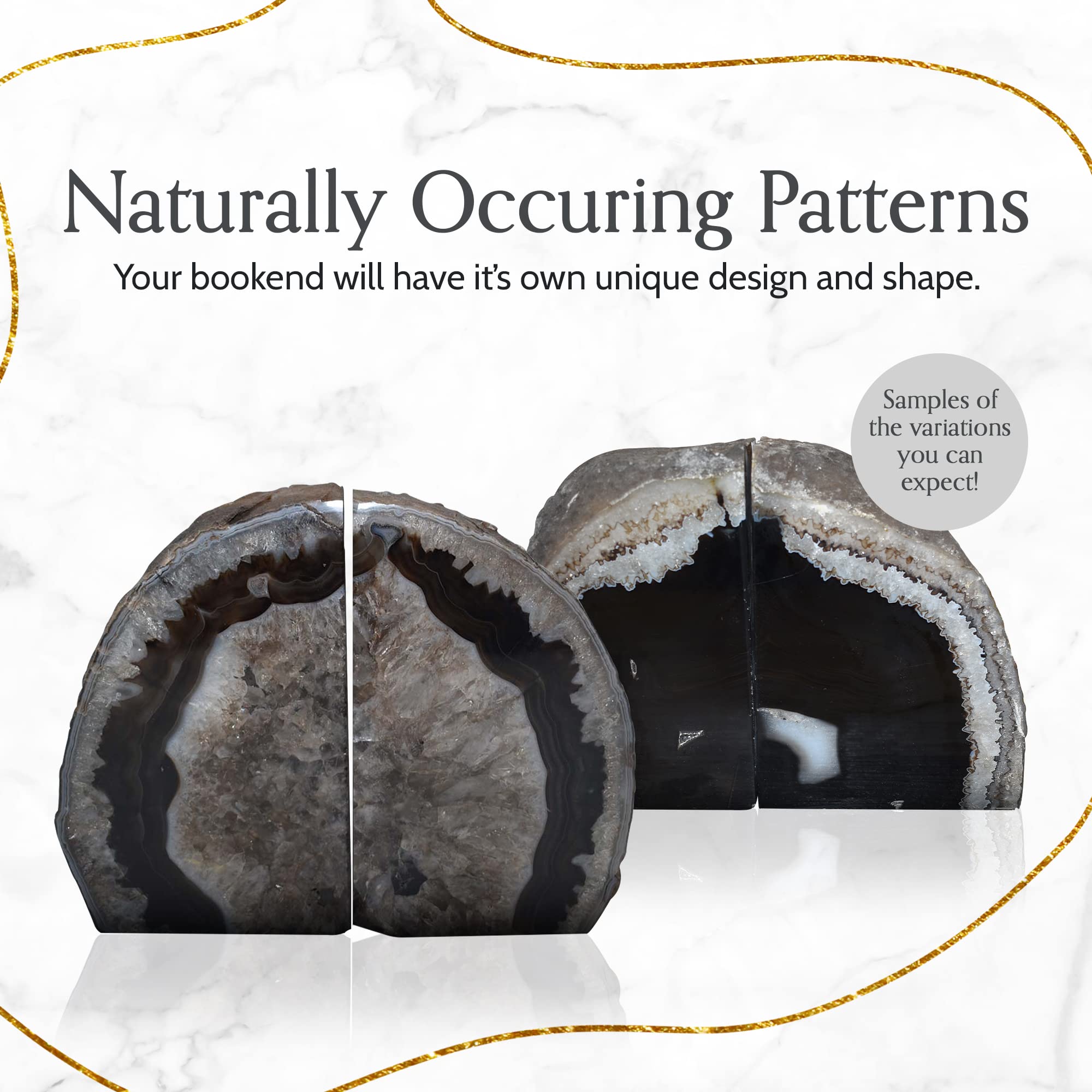 Amazon.co.jp: Nature's Decors高品質ブラックメノウジオードブック