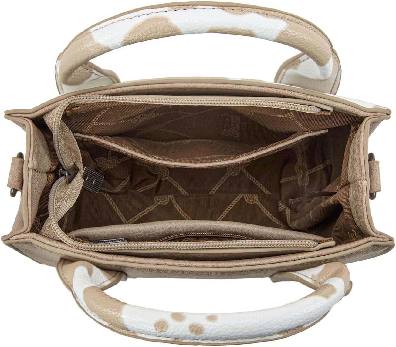 Wrangler Mini Tote Bag for Women Cow Print Western Crossbody Purse - Image 5