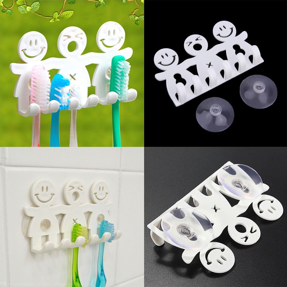 VIPASNAMCute Cartoon Bathroom Kitchen Toothbrush Towel Holder Wall