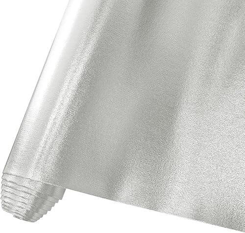 Miniatura 37 de HYANG - Hojas de piel sintética de color liso beige, 1 rollo de 12 x 53 pulgadas, piel sintética ideal para hacer proyectos de manualidades hechos a