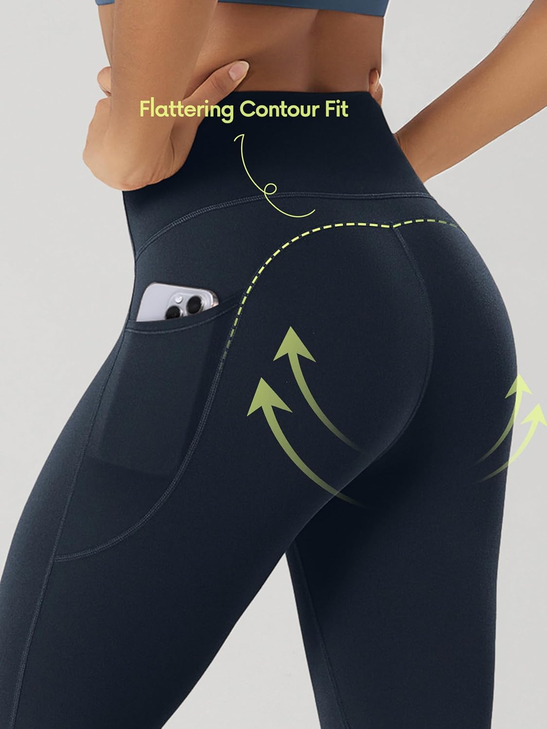 ODODOS Cloud Feeling Flared Pants with Pocket for Women High Waist Casual Bootcut Yoga Pants, 30"/32" Inseam - Image 5