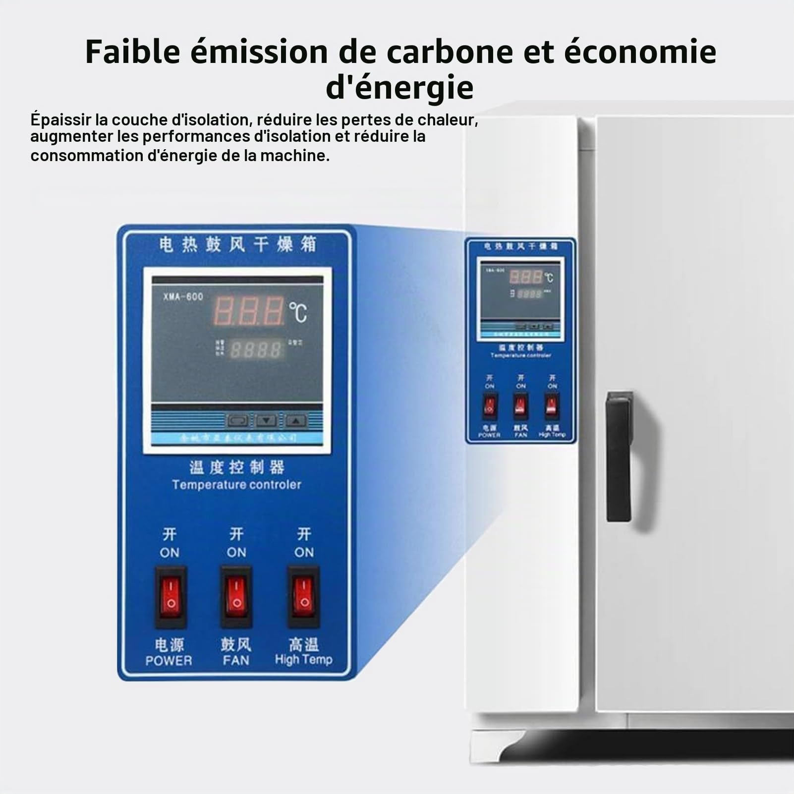 RayGenius éTuve Thermostatique ChaufféE éLectriquement, 15l/42l éTuve De SéChage Et De Chauffage De Laboratoire, 220v/Rt +5-300°C, avec Instruments Intelligents ContrôLables,101-00S