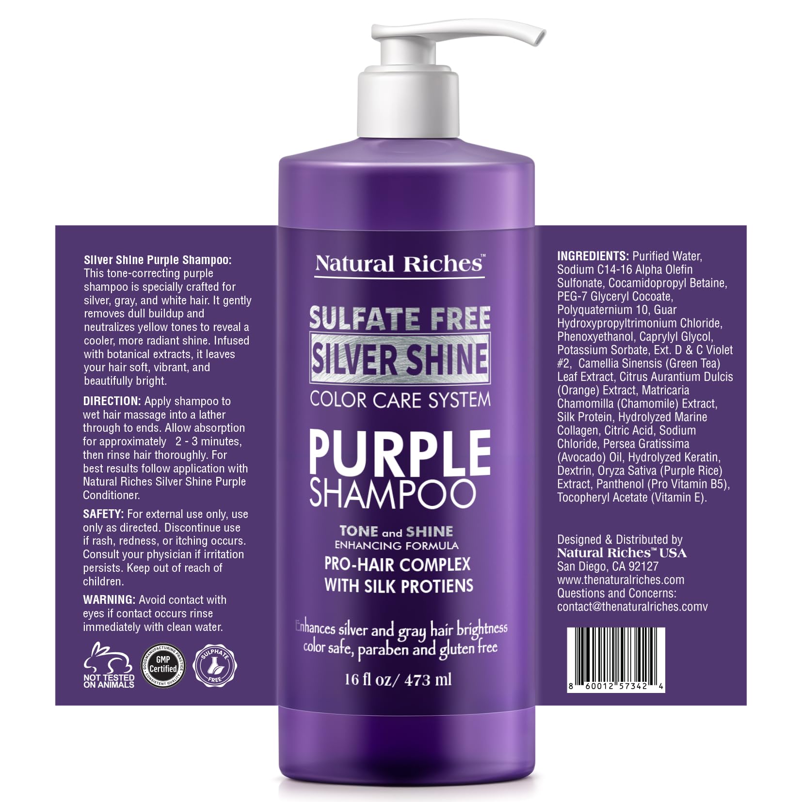 Natural Riches Sulfate-Free Shampoo and Conditioner Set
