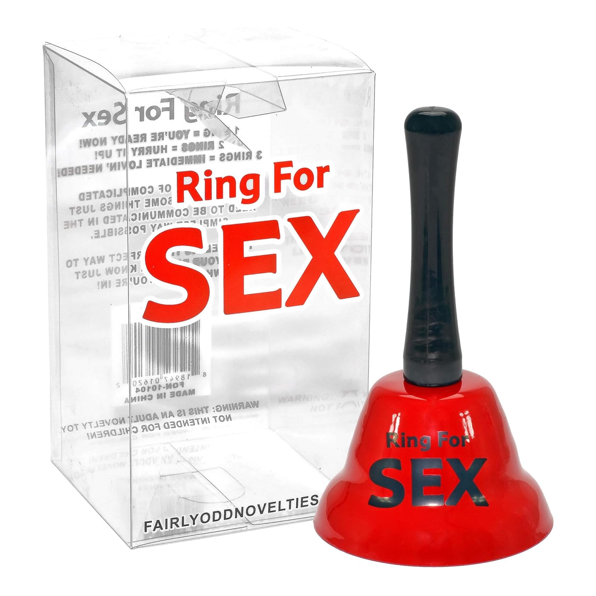 Amazon.com: Fairly Odd Novelties Ring for Sex Novelty Handbell - Funny Gag  Gift for Couples - Red with Black Handle : Home & Kitchen