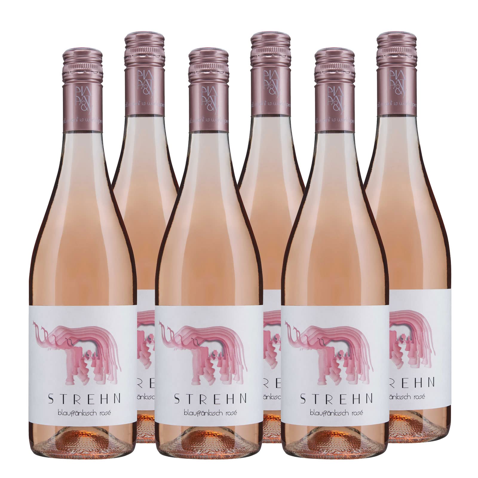 "Strehn" Blaufränkisch Rosé QUW Burgenland Roséwein Burgenland trocken (6 x 0.75l)