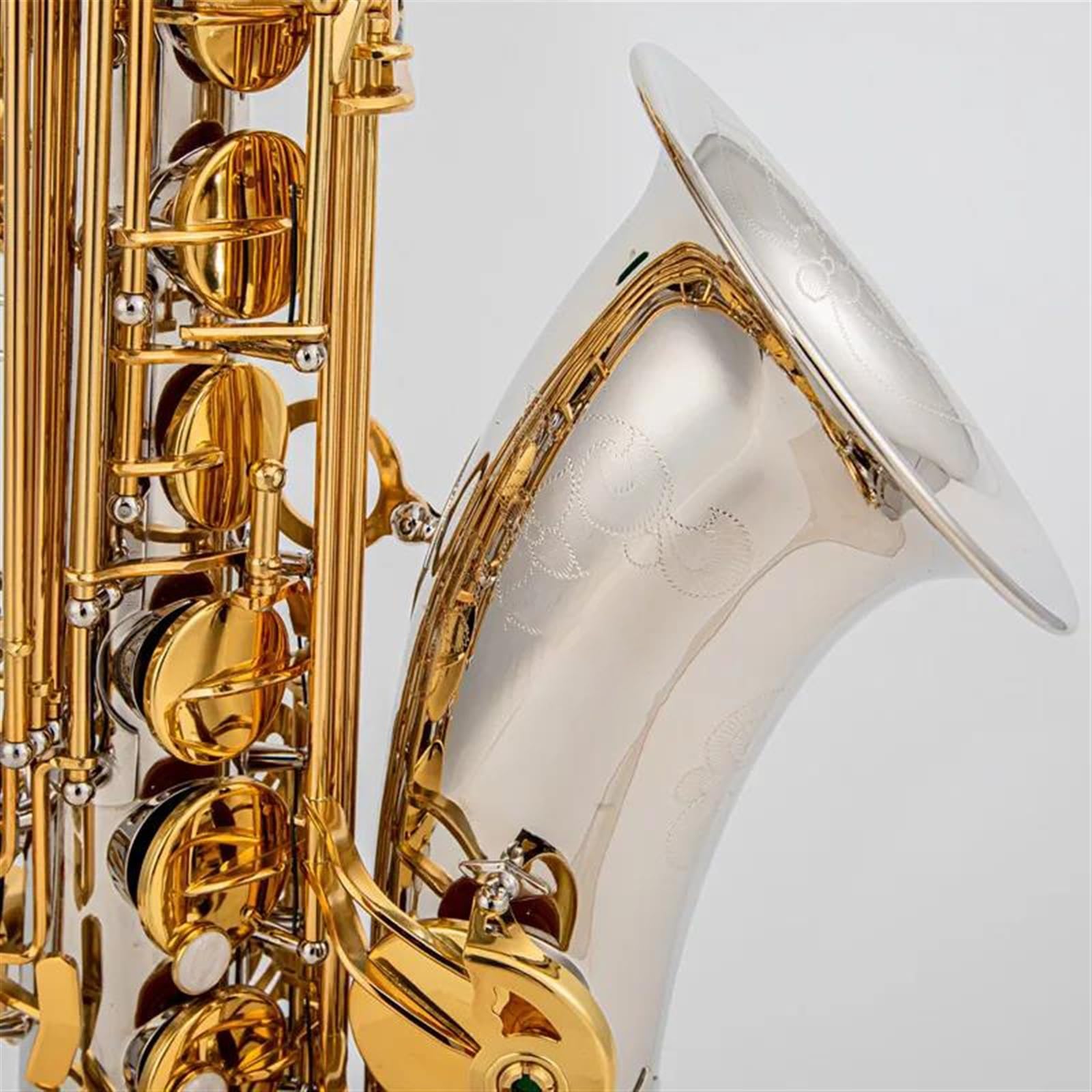 Instrumenty Muzyczne Saksofon Tenorowy Bb Tone Rurka Niklowana Złoty Klucz Saksofon Z Ustnikiem W Etui profesjonalny Saksofon