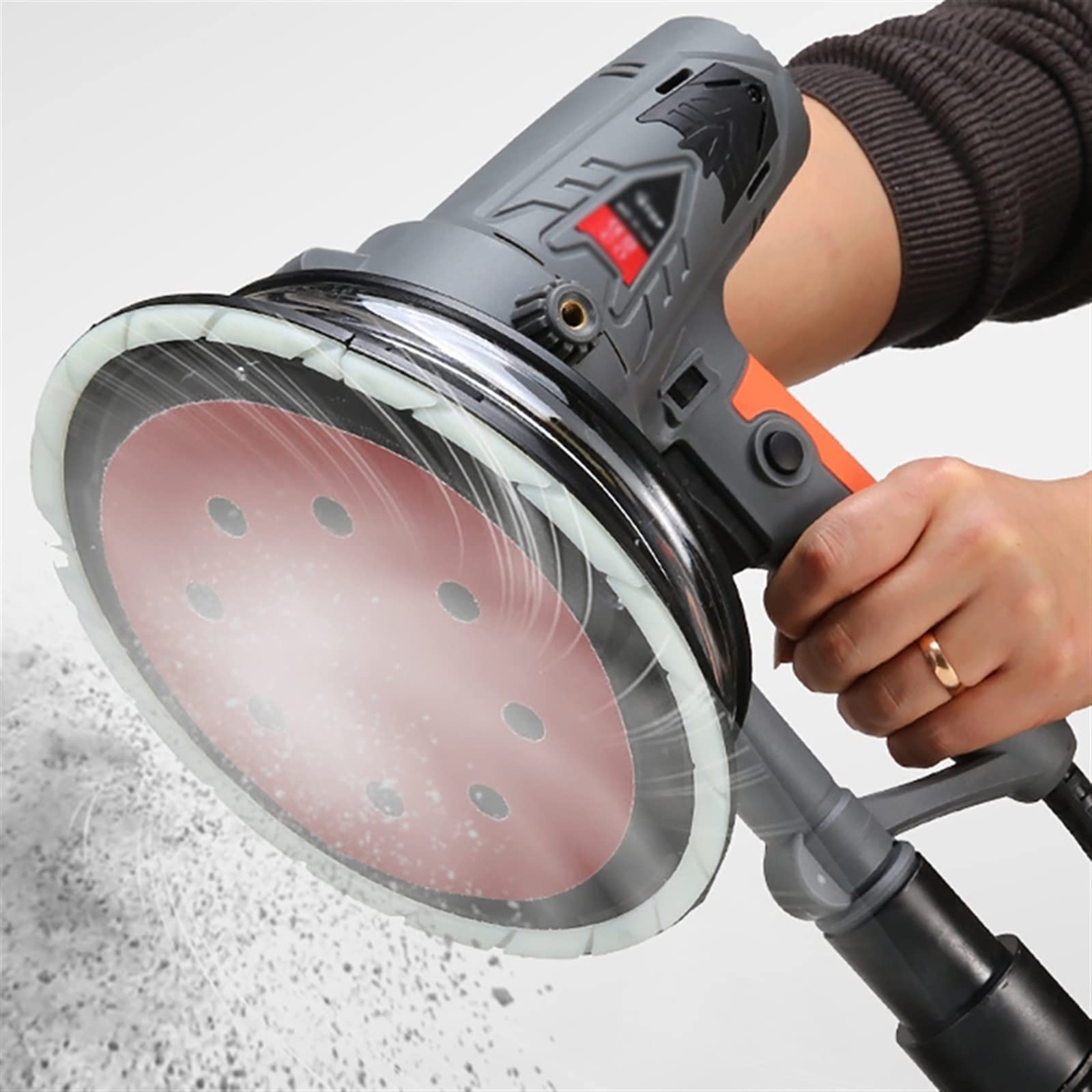 Scanalatrice per Muri, Levigatrice elettrica for cartongesso for pareti da 1250 W con elettroutensili portatili a LED Amplificatore for pareti; Strumenti for la rimozione dei residui del pavimento