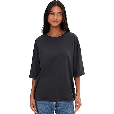 Free People We The Free Perfect Oversized Tee black