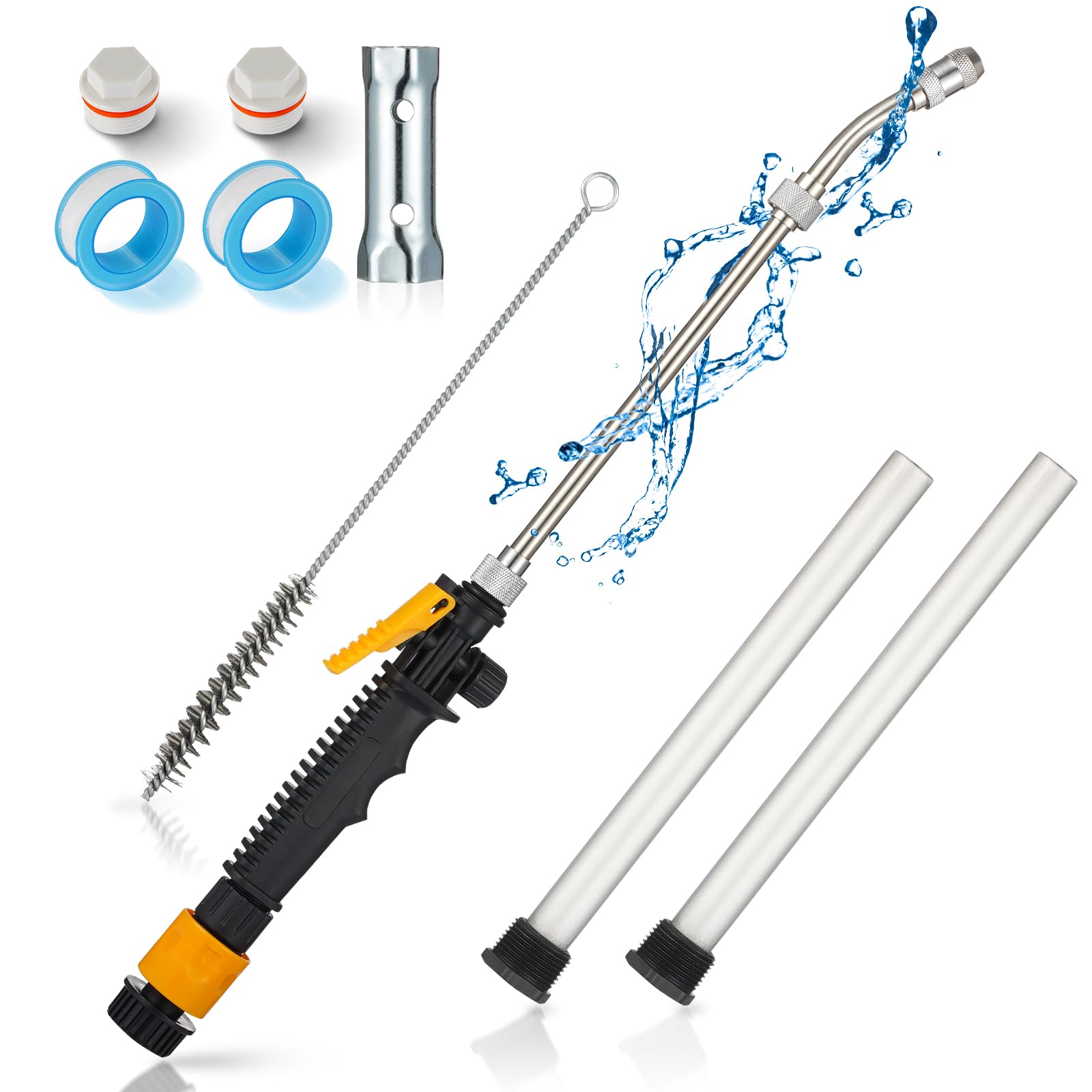Tige d'anode pour chauffe-eau pour camping-car kit complet lot de 9