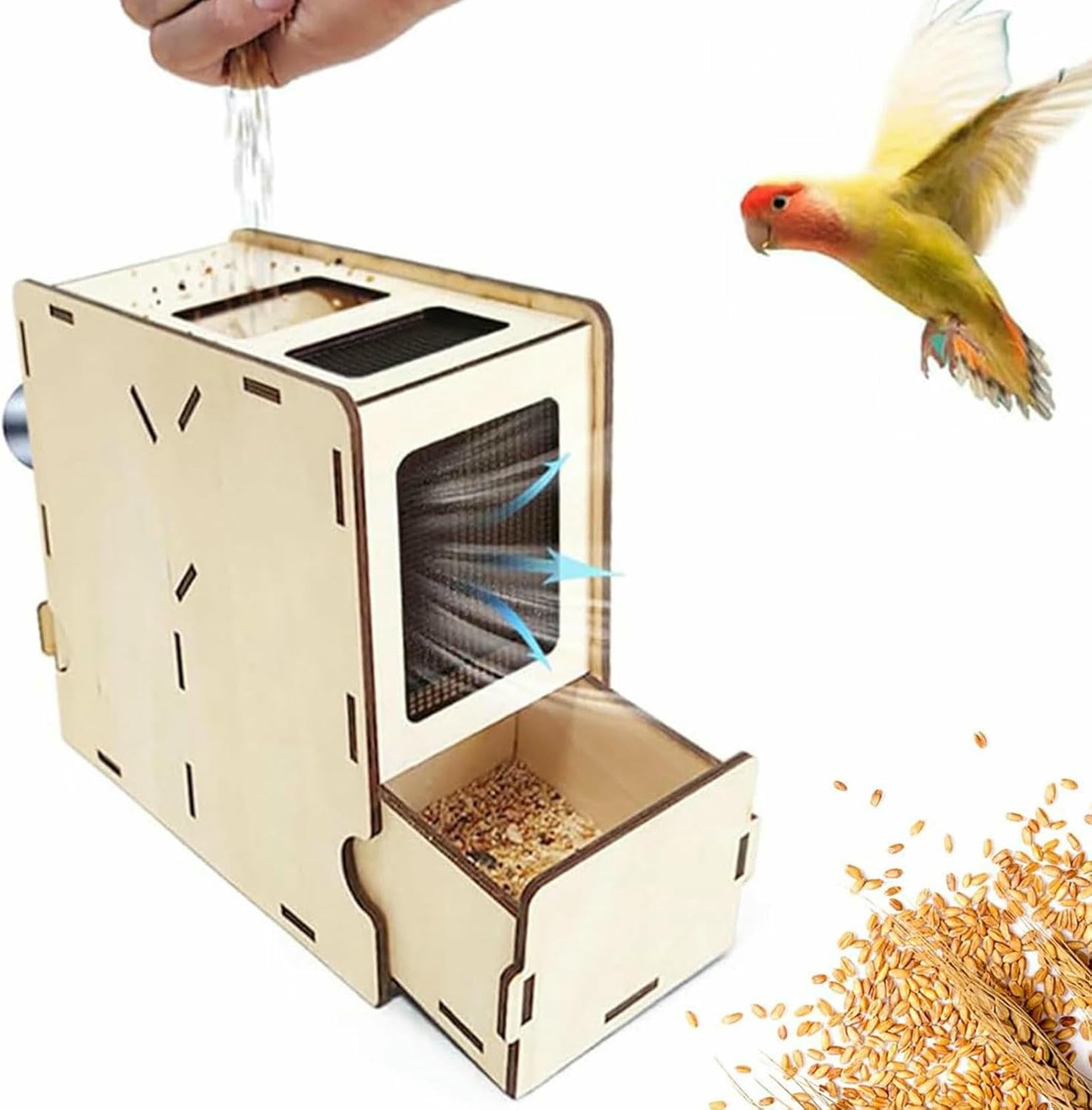 Machine de dépistage des aliments pour oiseaux pour éliminer la poussière de millet