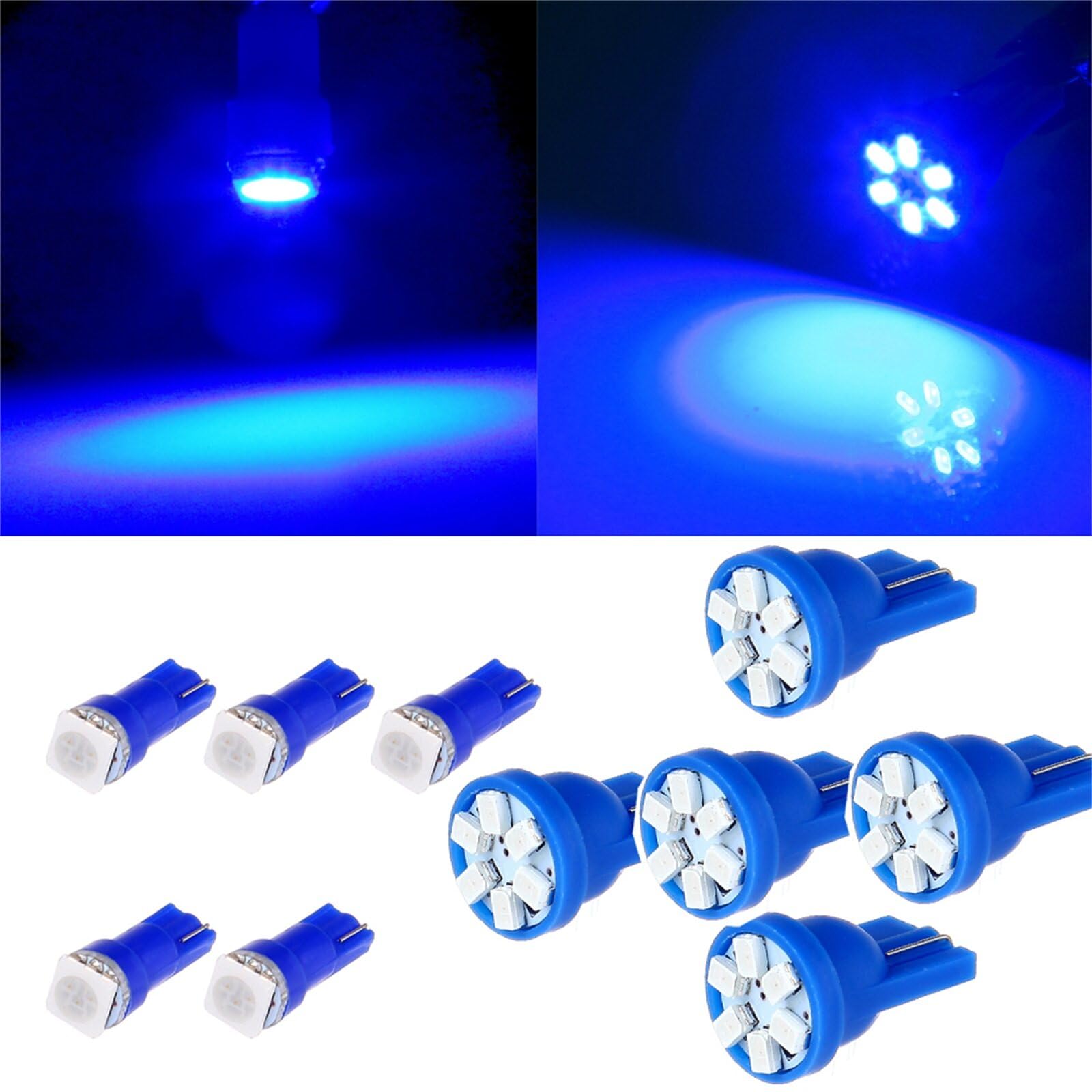 LBRST 5 x T10 6-3020-SMD Blue 168 Instrument Lights 5 x T5 1-5050-SMD Blue 74 73 2721 Instrument Lights