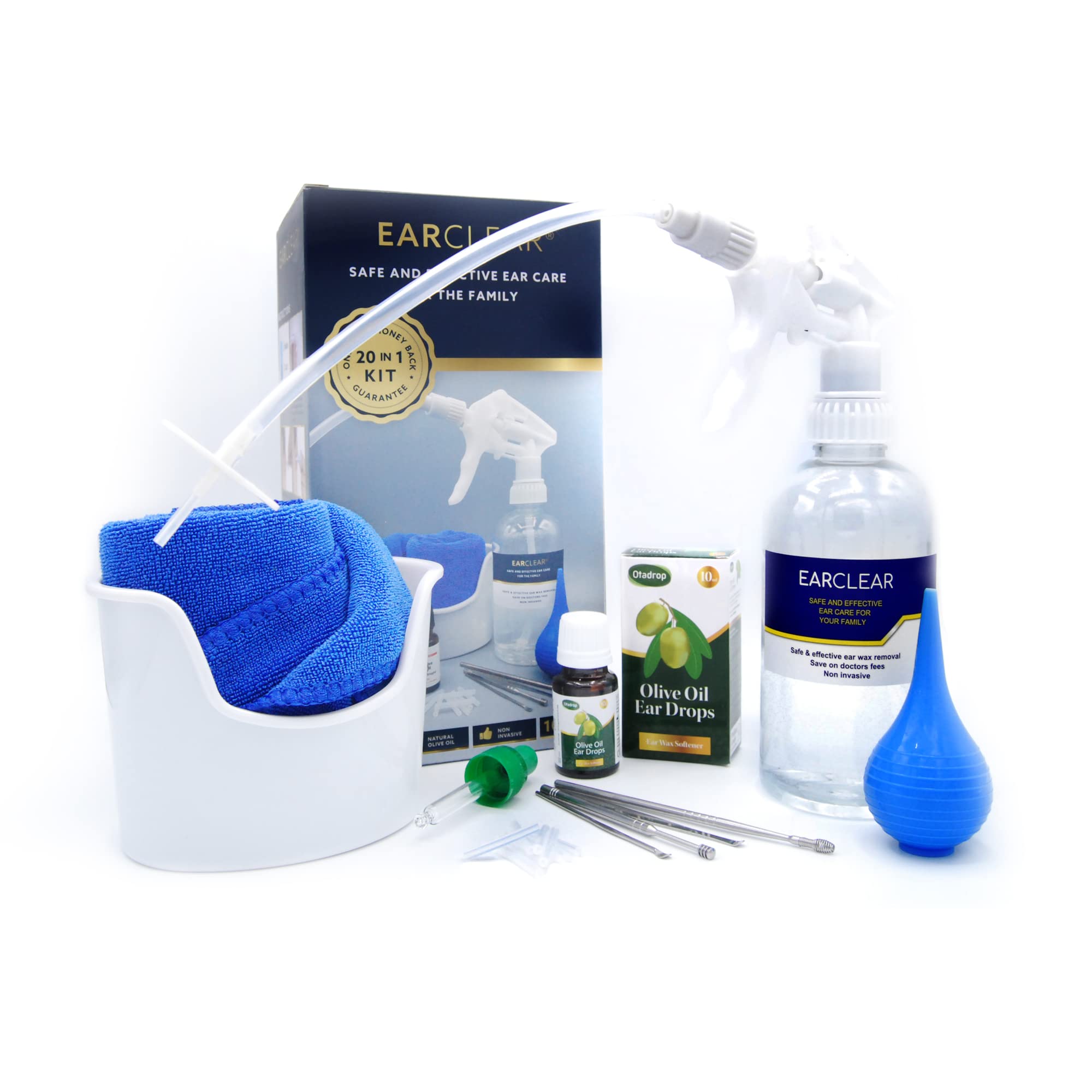 Buy Ear Wax Remover, 20in1 Ear Cleaner Kit with Olive Oil Ear Drops