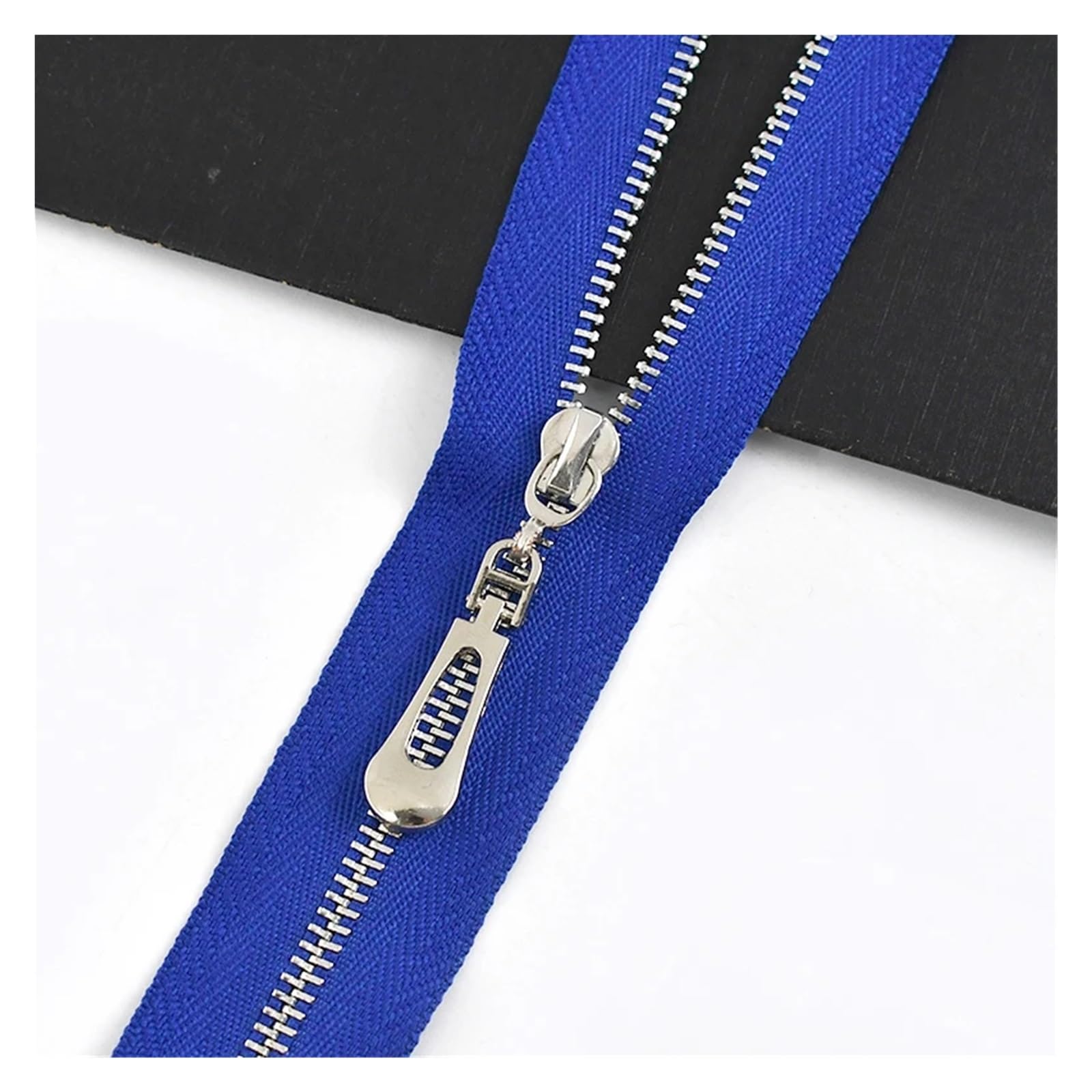 Two Way Separating Zipper, Two Way Auto Lock Zipper Multicolor 15-70cm for Sewing Bags Jackets Down Clothing(B89-color3,Close-No3-15cm)