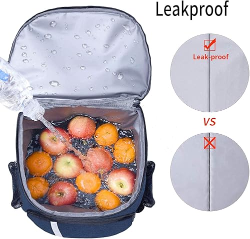 Miniatura 9 de FORICH Mochila enfriadora a prueba de fugas con aislamiento impermeable bolsa enfriadora ligera y suave para hombres y mujeres para trabajar