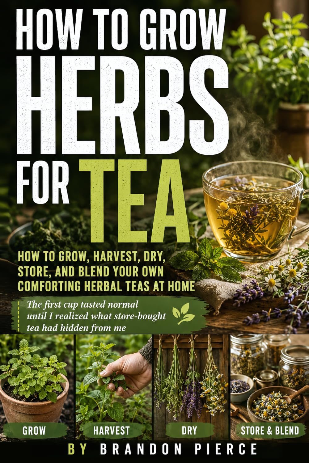 How to Grow Herbs For Tea: Grow, Harvest, Dry, and Blend Medicinal Herbs for Tea at Home With Simple Garden Plans, DIY Herbal Tea Recipes, Indoor and Backyard Growing Tips, and Everyday Herbal Rituals