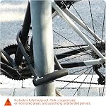Sportneer Verrouillage à vélo : 18mm Vélo robuste U Lock 11,5''x6,25'' Plus Taille avec câble en acier haute sécurité 6ft/1.8m, anti-vol serrure à vélo avec support de montage & Clés pour le vélo électrique de montagne Road