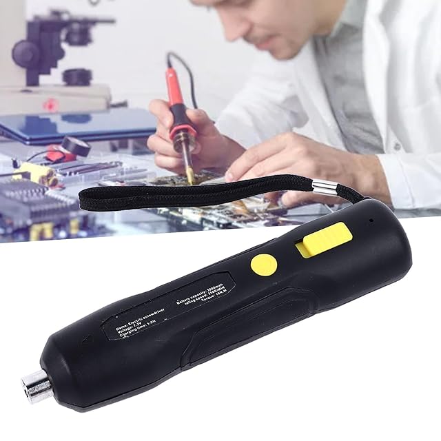 Hilitand Electric Screwdriver Cordless Screwdriver Kits 1200RPM Power Screwdriver for Repair and Maintenance Built in 500mAh Lithium Power