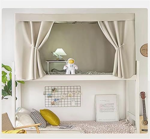 Miniatura 10 de Cortinas de tela para cama de dormitorio o hogar, cortinas opacas para estudiantes, cortinas para sombreado transpirables, a prueba de polvo, para