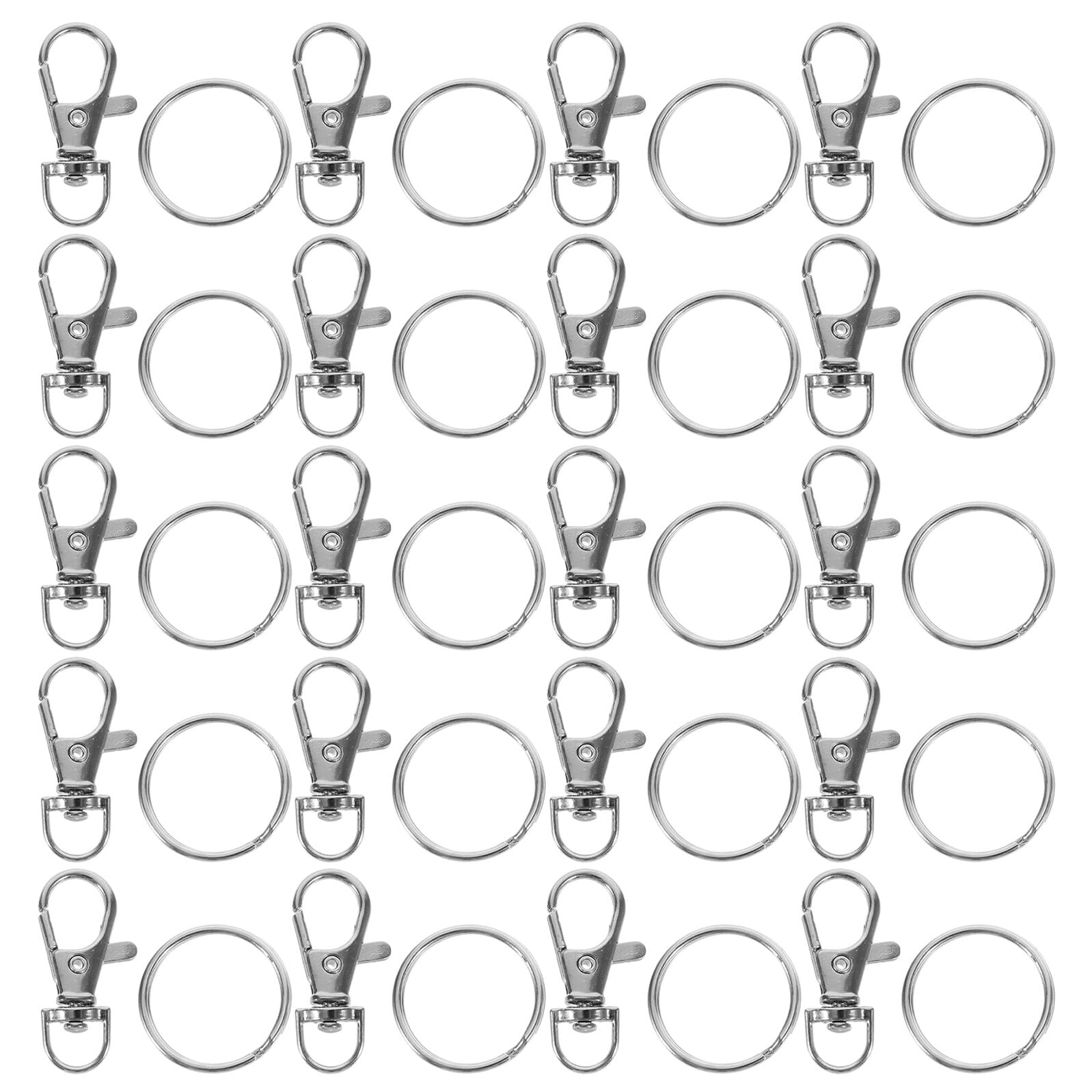 Anneaux porte-clés et fermoirs pivotants pour vos projets DIY
