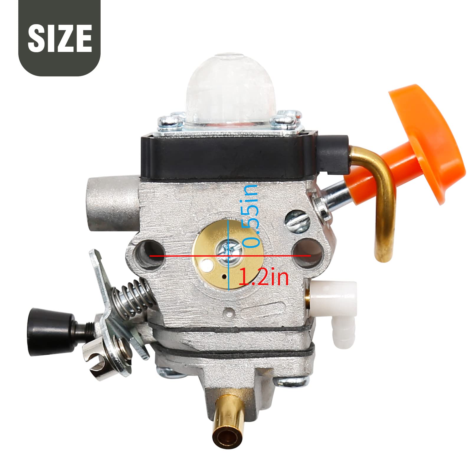 Hoypeyfiy C1Q-S174 FS90R Carburetor Kit Replacement for Sthil FS87 FS90 FS100 FS110 HL100 HL90 FS130 HL95 HT100 HT101 KM90 KM100 KM110 KM130R FC90 FC95 FC100 FC110 HL90 SP90 Carb Trimmer - Image 2