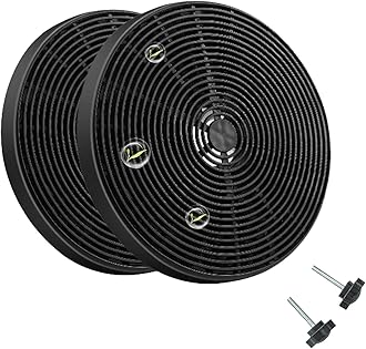 Charcoal Filter, Charcoal Filter for Range Hood, Range Hood Carbon Filter, for Ductless Range Hood, Toolless Installation, 2 Pieces, for AE88-42, XH11-1