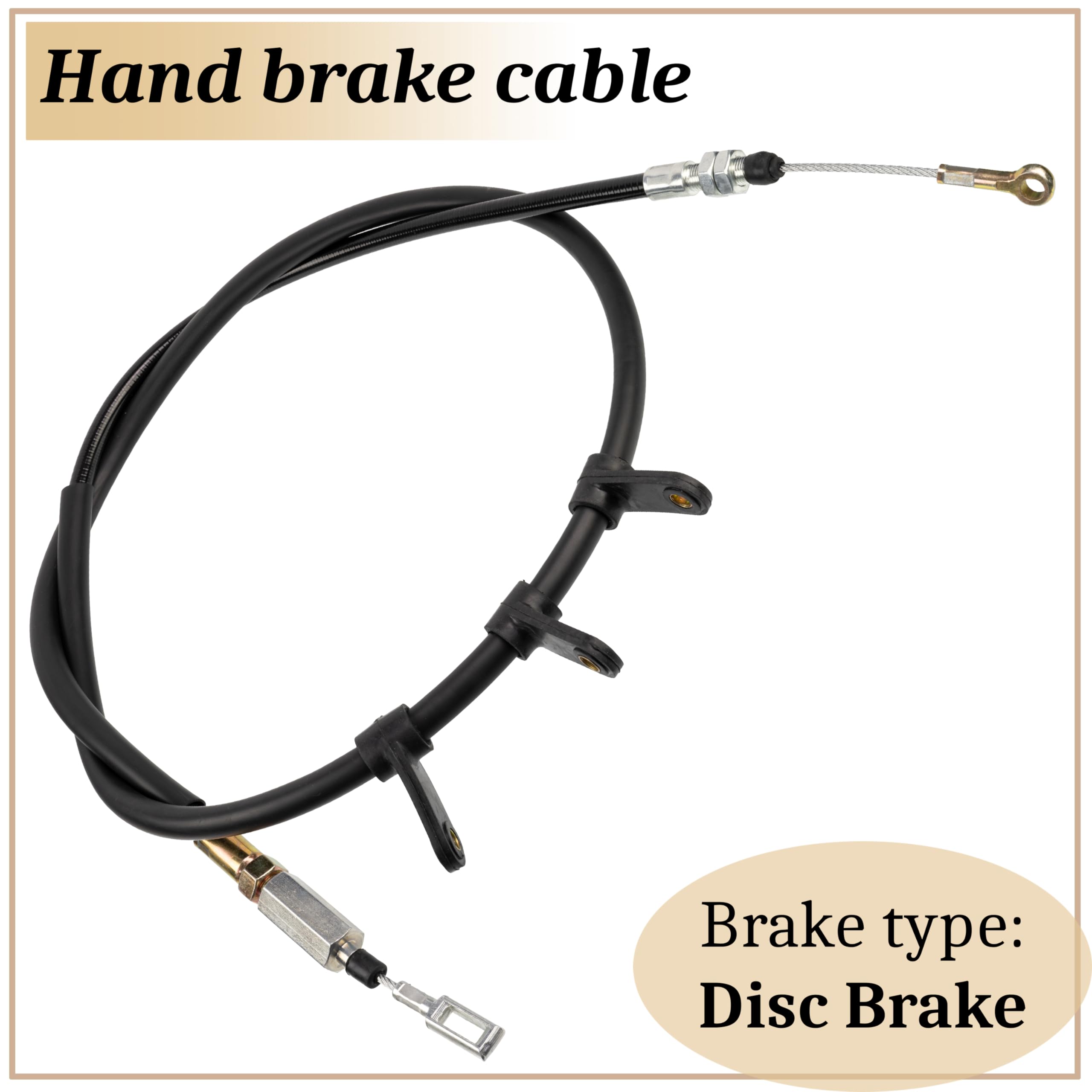 AERZETIX - C71176 - Cable de freno de mano - lado de montaje eje trasero - compatible con números OE 1341023080, 1359245080, 16 432 077 80, 4745 Z9, 4746 47